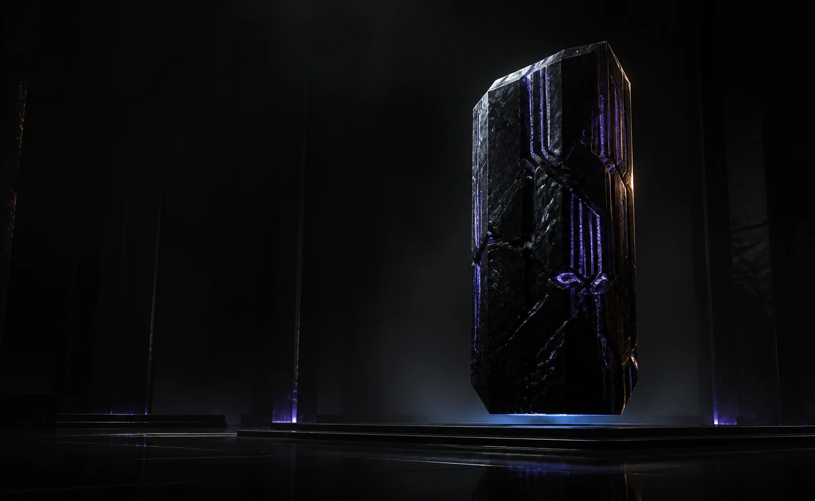 Главный экран сайта исследовательской лаборатории MONOLITH